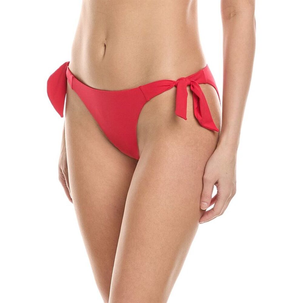 Robin Piccone Womens  Ava Side Tie Bottom, Pink